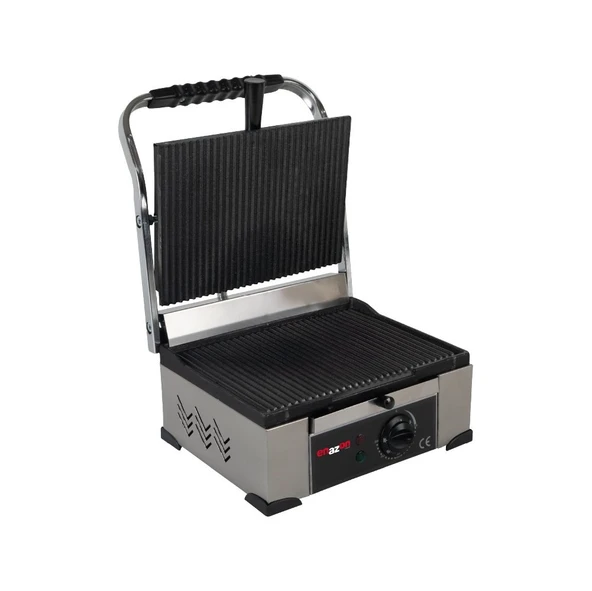 Enazon Ev Tipi 8 Dilim Elektrikli Saf Döküm Tost Makinesi  1550 W. - Döküm 30x23 - 6,5 Kg - Ebat 31x32x23 - Resim 3