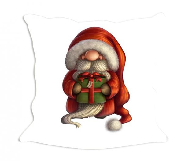 Gnome, Burnuk, Sakallı Cüce Kırlent & Kılıf