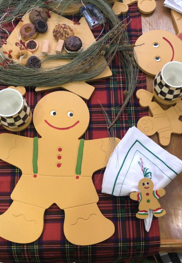 Gingerbread - Zencefilli Kurabiye Peçete Halkası