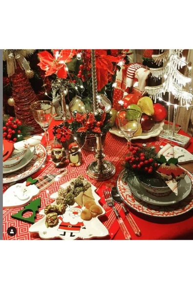 Çam Ağacı Peçete Halkası & Peçete Yüzüğü 2'li