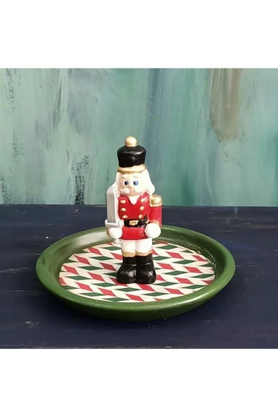 Kurşun Asker Nutcracker Çerezlik - Kahvaltı - Kahve - Meyve Sunum Tabağı - 2
