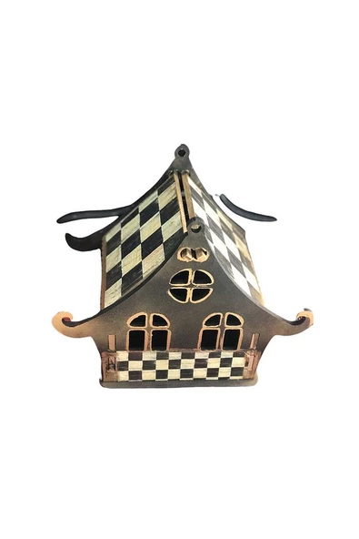 Ev Şeklinde Kurabiye Saklama Kutuu - 2