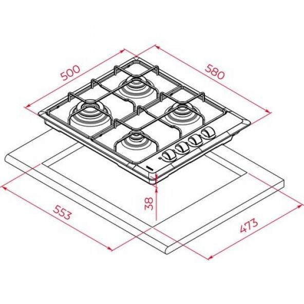 Teka Chef 1 Ankastre Set(Hlx 640-He 715 Ss-Df 60) - 5