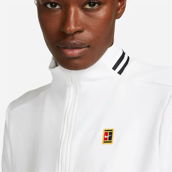 NikeCourt Dri-FIT Heritage Fransız Havlu Kadın Tenis Üstü - 7