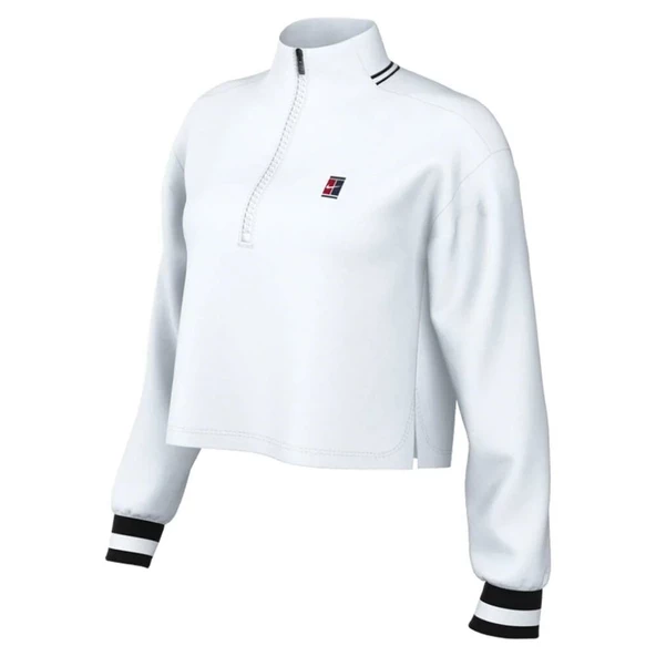 NikeCourt Dri-FIT Heritage Fransız Havlu Kadın Tenis Üstü - 4
