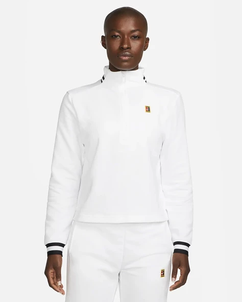 NikeCourt Dri-FIT Heritage Fransız Havlu Kadın Tenis Üstü