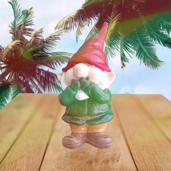 Dekoratif Cüce Heykel Seti 3 Parça - 2