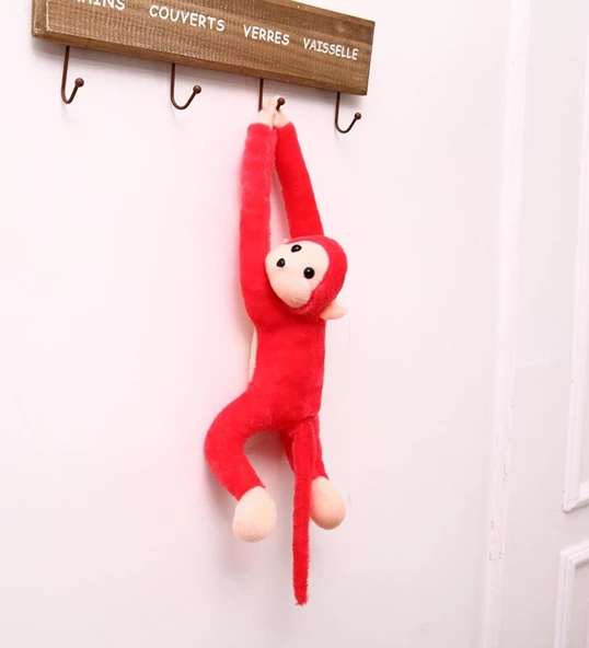 Elleri Yapışan Oyun Ve Uyku Arkadaşı 70 Cm Peluş Maymun Oyuncak - Premium Kumaş - 9