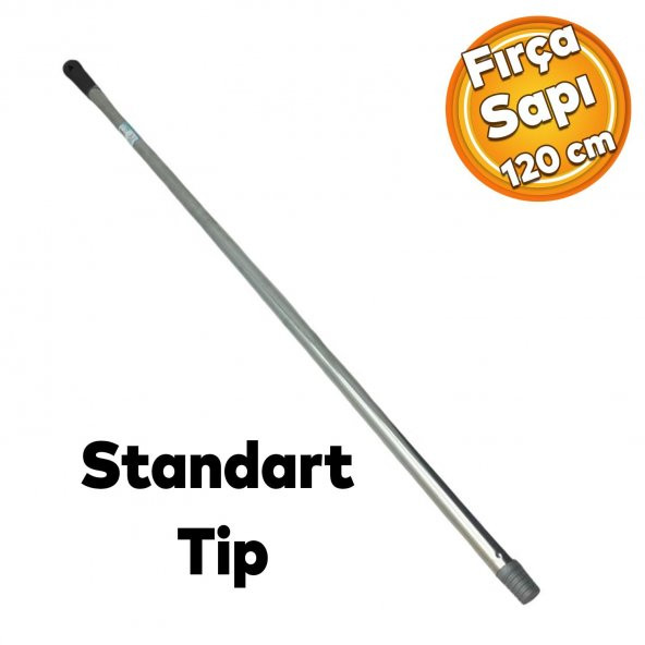 Emayhome Sillgech Boyalı Kalın Fırça Sapı Süpürge Çekpas Standart Metal Sap 120 Cm EH365