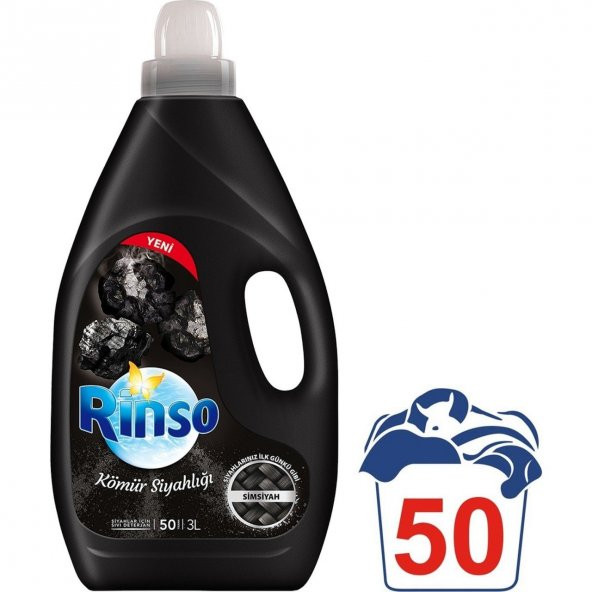 Rinso Sıvı 3 Lt Kömür Siyahlığı