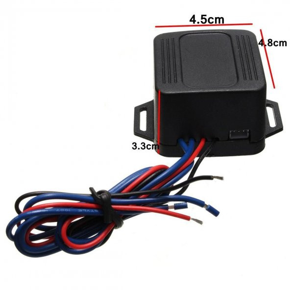 12V Araba Motoru Başlat Basmalı Düğme Anahtarı Ateşleme Marş Kiti Mavi Led Evrensel - 2