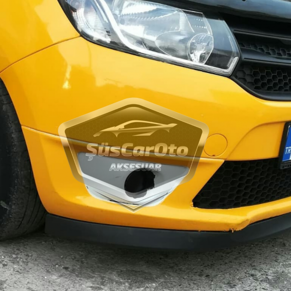 Dacia Logan 2009-2020 Uyumlu Üniversal Astra H lip Esnek Ön Lip 2 Parça Tampon Altı Dil Karlık Ön Ek - 6