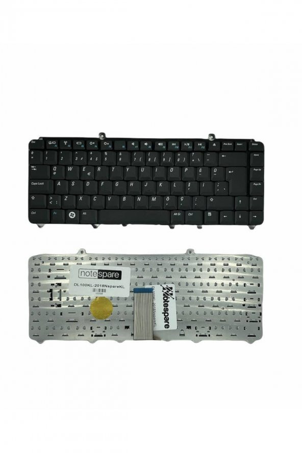 Dell MU194, MU203, N199, NK750, NK762, NK764 Uyumlu Notebook Klavye Siyah TR