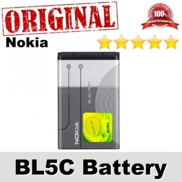 Day Nokia BL-5C 6085 (BL5c 1020 mAh Batarya Pil Orijinal Uzun Ömürlü Yüksek Kapasite)