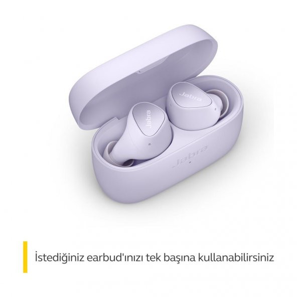 Jabra Elite 3 TWS Lila Kulak İçi Bluetooth Kulaklık - TEŞHİR - 3