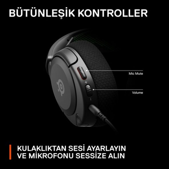 SteelSeries Arctis Nova 1X Kablolu Mikrofonlu Oyuncu Kulaklığı - 2