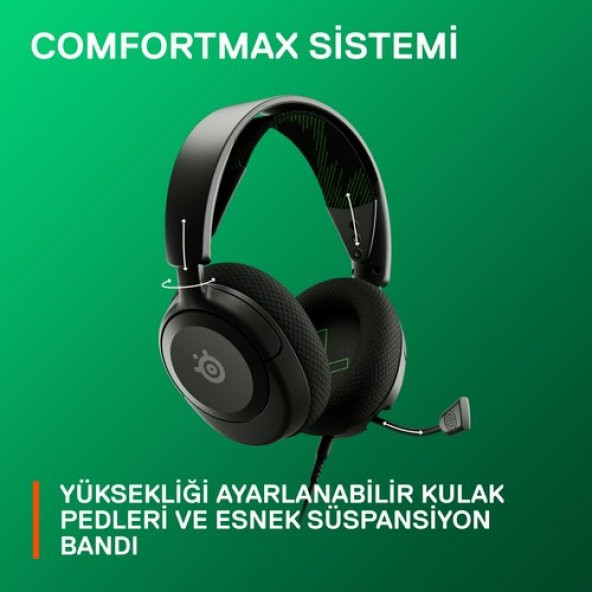 SteelSeries Arctis Nova 1X Kablolu Mikrofonlu Oyuncu Kulaklığı - 4