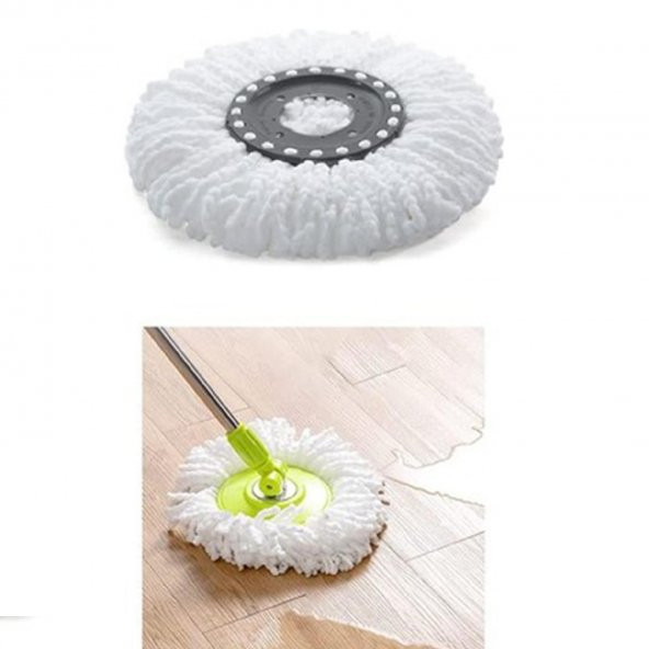 Ev Ofis İş yeri Sillgech Mikrofiber Makarna Temizlik Kurulama Havlu Mop Vileda Başlık Yedeği EH171 - 5