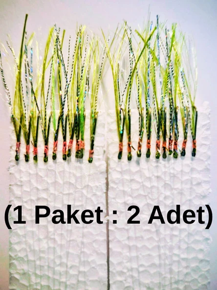 Eagenset Çapari İstavrit Çaparisi, Ultraviyole UV Neon 11 No Beyaz İğne, 10 İgneli Çapari 2li Paket - 4