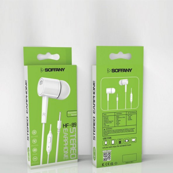 Soffany HF-89 Stereo Earphone Kulaklık - 3