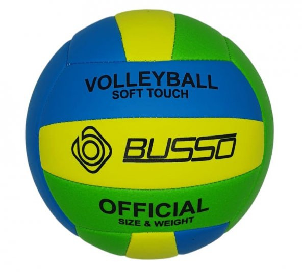 SOFT TOUCH VOLEYBOL TOPU (SARI-YEŞİL-MAVİ)