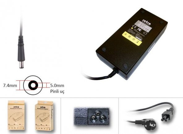 Hp 592491-001 Notebook Adaptör ( RETRO MARKA 18.5V 7.9A 150W)
