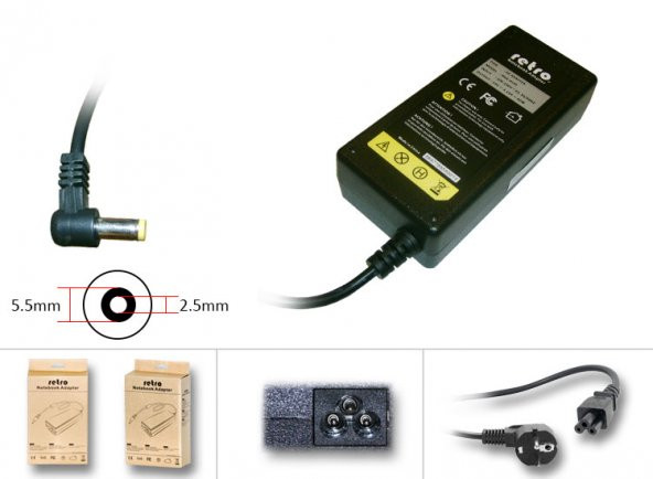 Dell Latitude 110L 60W Notebook Adaptör RNA-DL01 ürün görseli 1