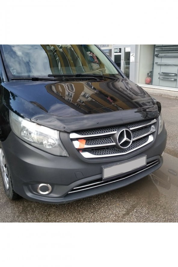EUROCAP Mercedes Vito W447 Uyumlu Ön Kaput Koruma Rüzgarlığı 2015-2020 - 3