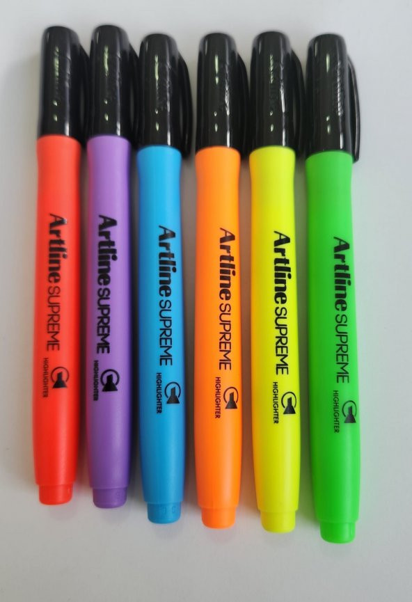 Supreme Highlighter Fosforlu İşaretleme Kalemi Set 6 Renk