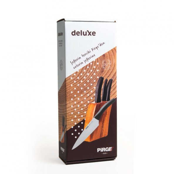 DELUXE BLOKLU BIÇAK SETİ 5li - 3