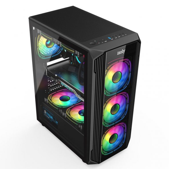 İzoly Onix i7-10700KF 16GB 512GB M.2 NVMe RX 580 8GB Oyuncu Masaüstü Bilgisayarı - Resim 5