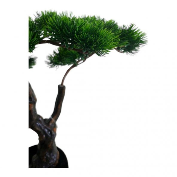 T.Concept Dekoratif, Yapay Bonzai Ağacı 50 Cm Yeşil Kahverengi Renk - 3