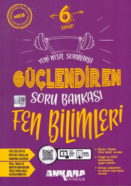 ANKARA 6.SINIF GÜÇLENDİREN FEN BİLİMLERİ SORU BANKASI