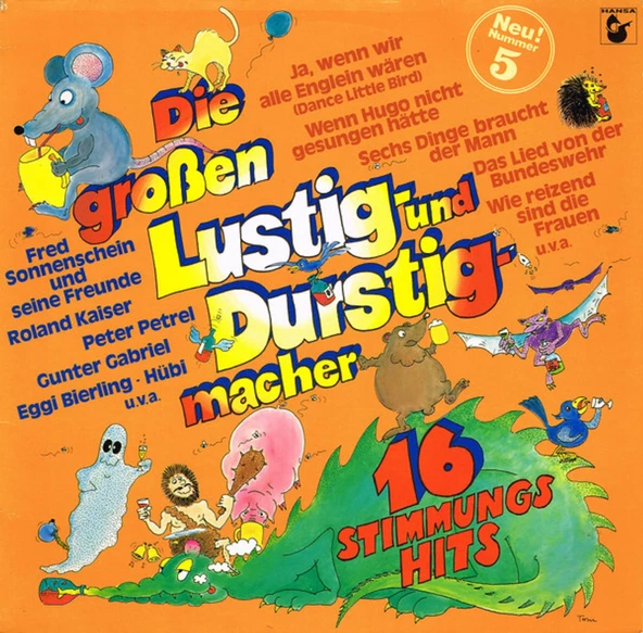 Die Großen Lustig- Und Durstigmacher pop tarz plak alithestereo