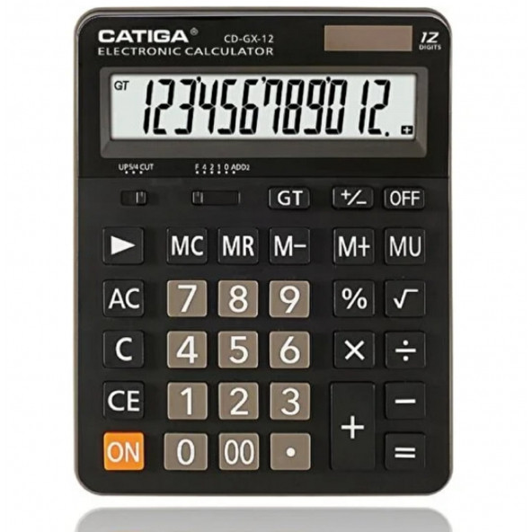 Catiga CD-GX-12 Elektronik 12 Hane Hesap Makinesi-H13