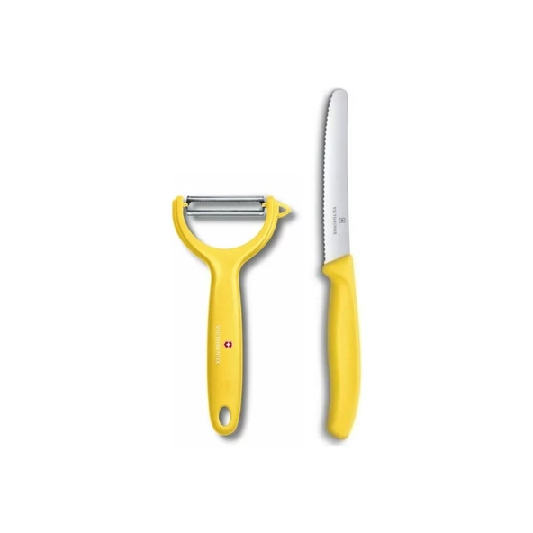 Sarı Sapan Soyacak ve 11 cm. Bıçak