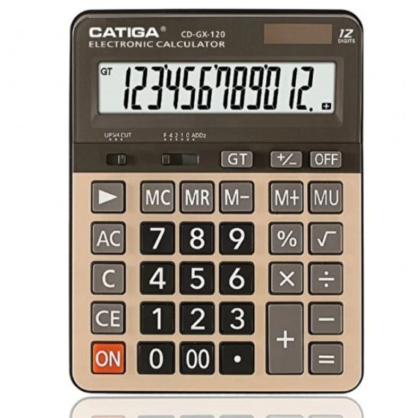 Catiga CD-GX-120 Elektronik 12 Hane Hesap Makinesi-H15