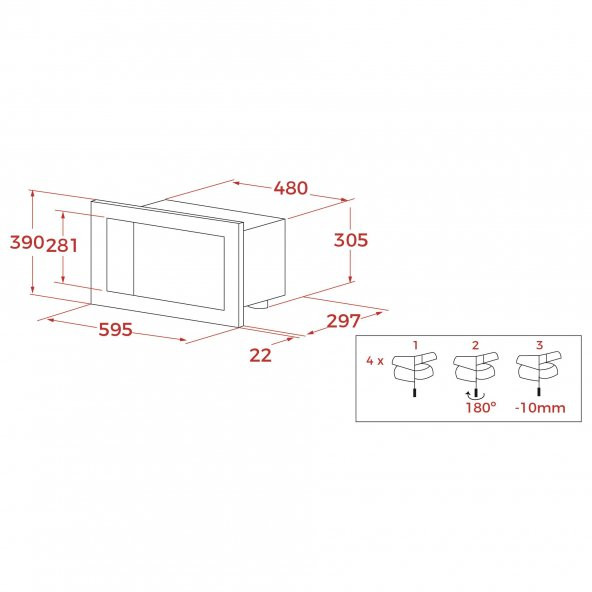 Teka ML 8200 BIS Siyah Mikrodalga - 3