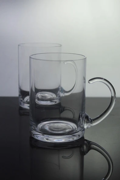 Paşabahçe Kristal Kulplu Bardak 6 lı 200 cc 121487 12180 - Resim 2