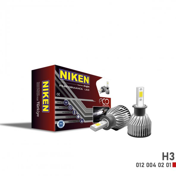 NİKEN LED XENON ŞİMŞEK ETKİLİ BEYAZ FAR AMPULU - 4