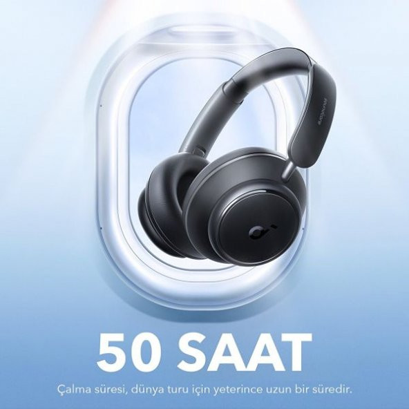Anker SoundCore Space Q45 Siyah Kulak Üstü Bluetooth Kulaklık - 2