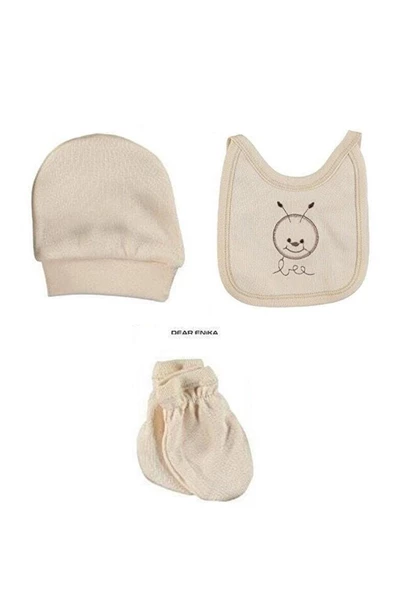 İpeksi Baby Yeni Doğan 5'li Hastane Çıkış Seti 0-4 Ay Kız Erkek Bebek - 5