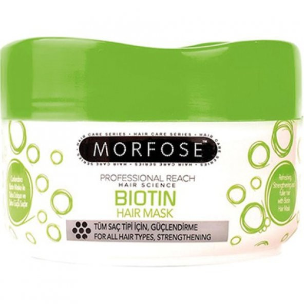 Morfose Biotin Saç Maskesi Yeşil 500ML