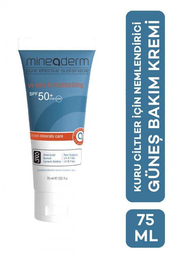 Mineaderm Uv Care & Moisturizing Güneş Kremi Spf 50+ 75 ML