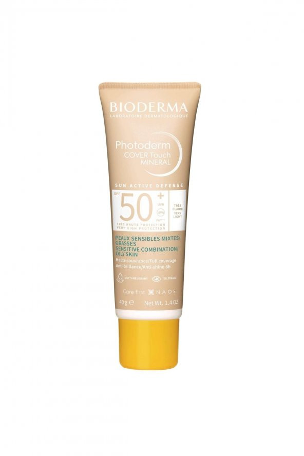 Bioderma Photoderm Cover Touch Spf50+ Very Light 40 Ml