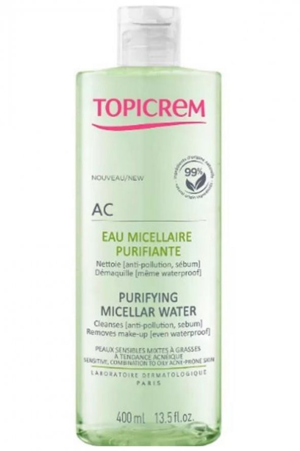 Topicrem Ac Purifying Micellar Water 400 Ml