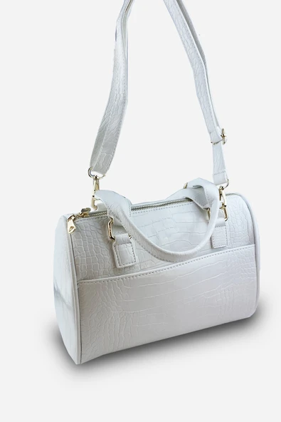 Bagorama OVAL Kadın Suni Deri Silindir El ve Kol Çantası - 7