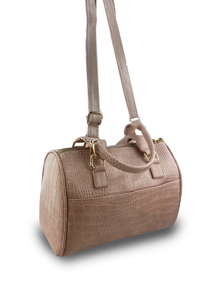 Bagorama OVAL Kadın Suni Deri Silindir El ve Kol Çantası - 9