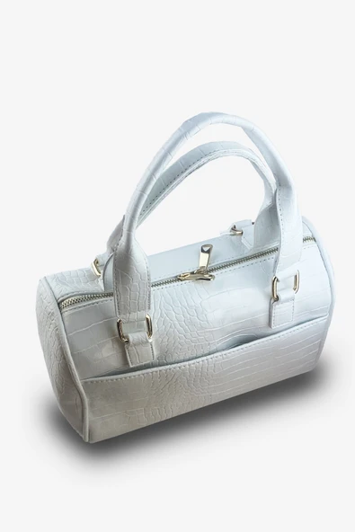 Bagorama OVAL Kadın Suni Deri Silindir El ve Kol Çantası - 12