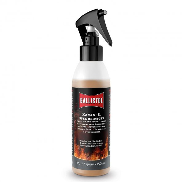 Ballistol Kamofix Şömine, Soba ve Izgara Temizleyici Sprey 150ml - 1